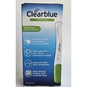 Clearblue Menopause Stage Indicator - 5 Test Sticks Exp 02/26 New!